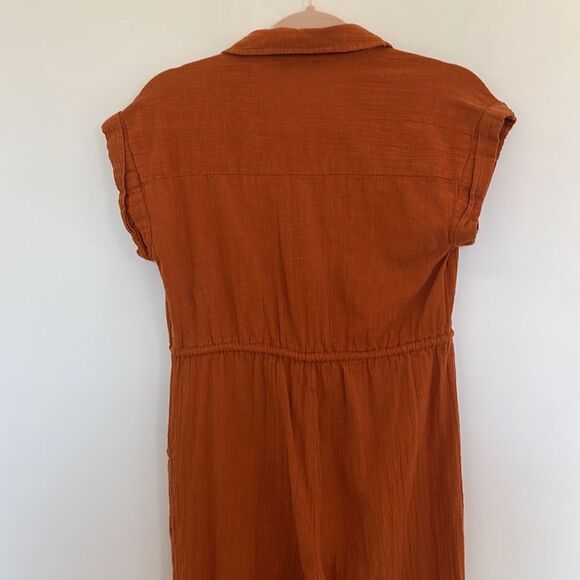 Cotton On Women’s XS rust colored cinch waist Spring Jumpsuit Pants suit - Picture 12 of 16